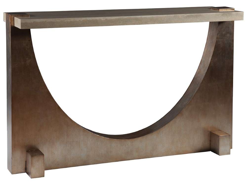 Artistica Home - Signature Designs Impresario Console Table - Silver Leaf Finish - 2060-966 veiw 1