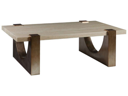 Artistica Home - Signature Designs Impresario Rectangular Cocktail Table - Silver Leaf Finish - 2060-945 veiw 1