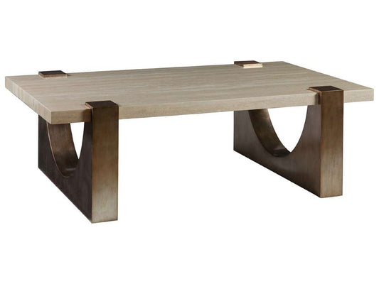 Artistica Home - Signature Designs Impresario Rectangular Cocktail Table - Silver Leaf Finish - 2060-945 veiw 1