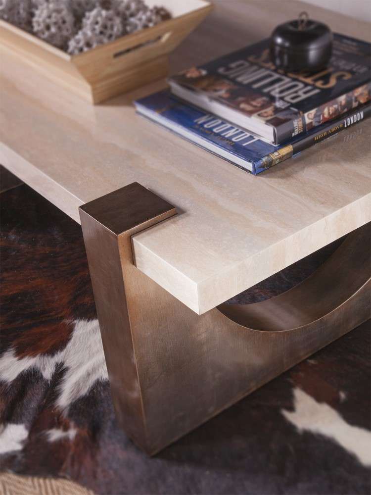 Artistica Home - Signature Designs Impresario Rectangular Cocktail Table - Silver Leaf Finish - 2060-945 veiw 3