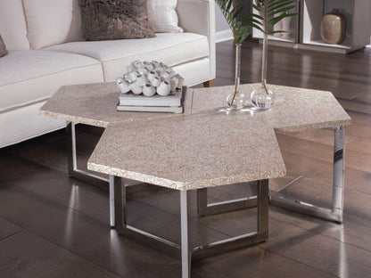 Artistica Home - Signature Designs Inamorata Hexagonal Cluster Bunching Table - 24W x 26D x 19H - 2163-952 veiw 2