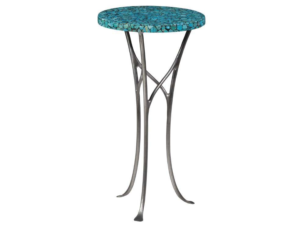 Artistica Home - Signature Designs Isidora Turquoise Spot Table - 12W x 12D x 22H - 2134-951 veiw 1