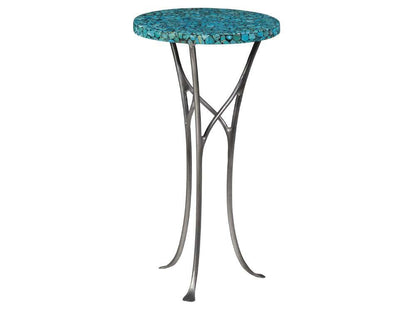 Artistica Home - Signature Designs Isidora Turquoise Spot Table - 12W x 12D x 22H - 2134-951 veiw 1