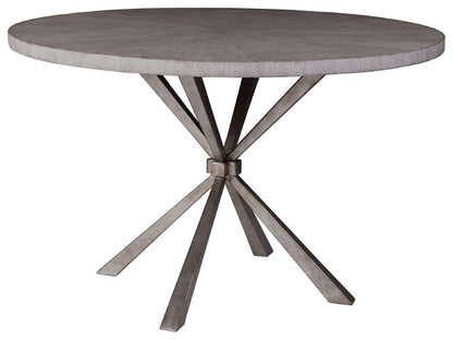 Artistica Home - Signature Designs Iteration Round Dining Table - Light Gray - 2085-870C veiw 1