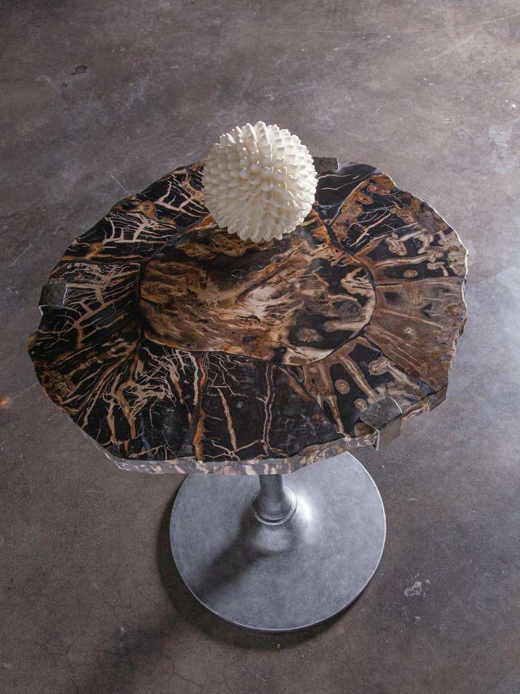 Artistica Home - Signature Designs Kane Spot Table - Iron finish - 2035-954 veiw 1