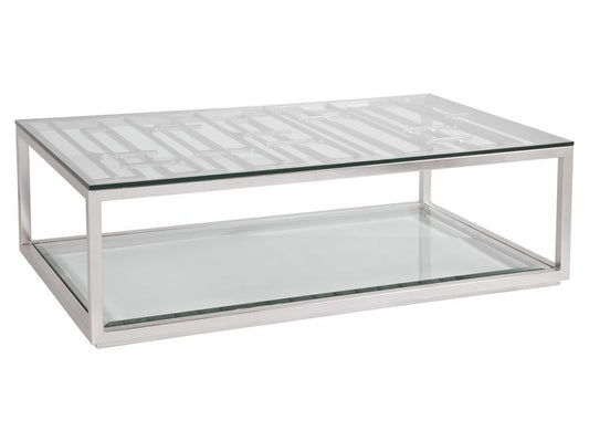 Artistica Home - Mar Monte Grate Cocktail Table, Taupe - 2300-949 veiw 1