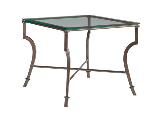 Artistica Home - Metal Designs Syrah Square End Table - 2010-957-43 veiw 1