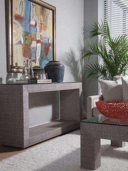 Artistica Home - Signature Designs Precept Console - Light Gray - 2077-966C veiw 2