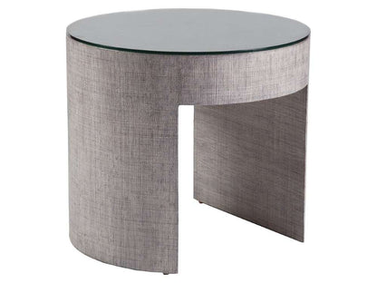 Artistica Home - Signature Designs Precept Round End Table - Light Gray - 2077-950C veiw 1