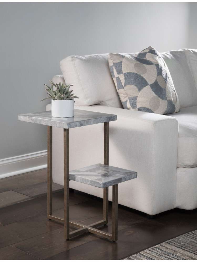 Artistica Home - Signature Designs Salvo Rectangular Tier Spot Table - 14W x 22.5D x 23H - 2190-951 veiw 2