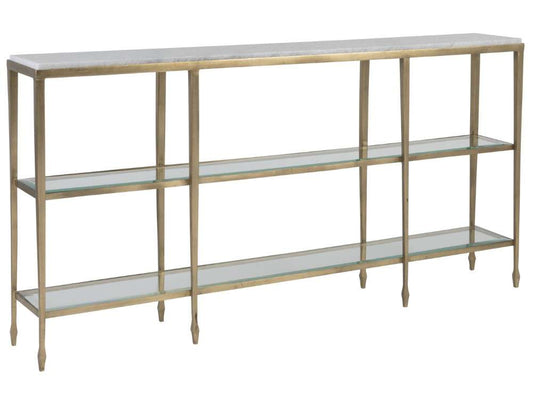 Artistica Home - Signature Designs Sashay Gold Console - 66W x 10D x 34.75H - 2214-966 veiw 1