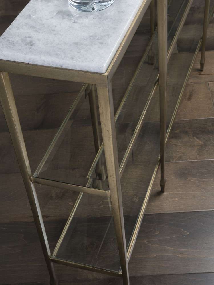 Artistica Home - Signature Designs Sashay Gold Console - 66W x 10D x 34.75H - 2214-966 veiw 2