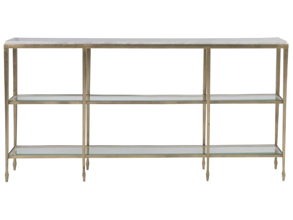 Artistica Home - Signature Designs Sashay Gold Console - 66W x 10D x 34.75H - 2214-966 veiw 3