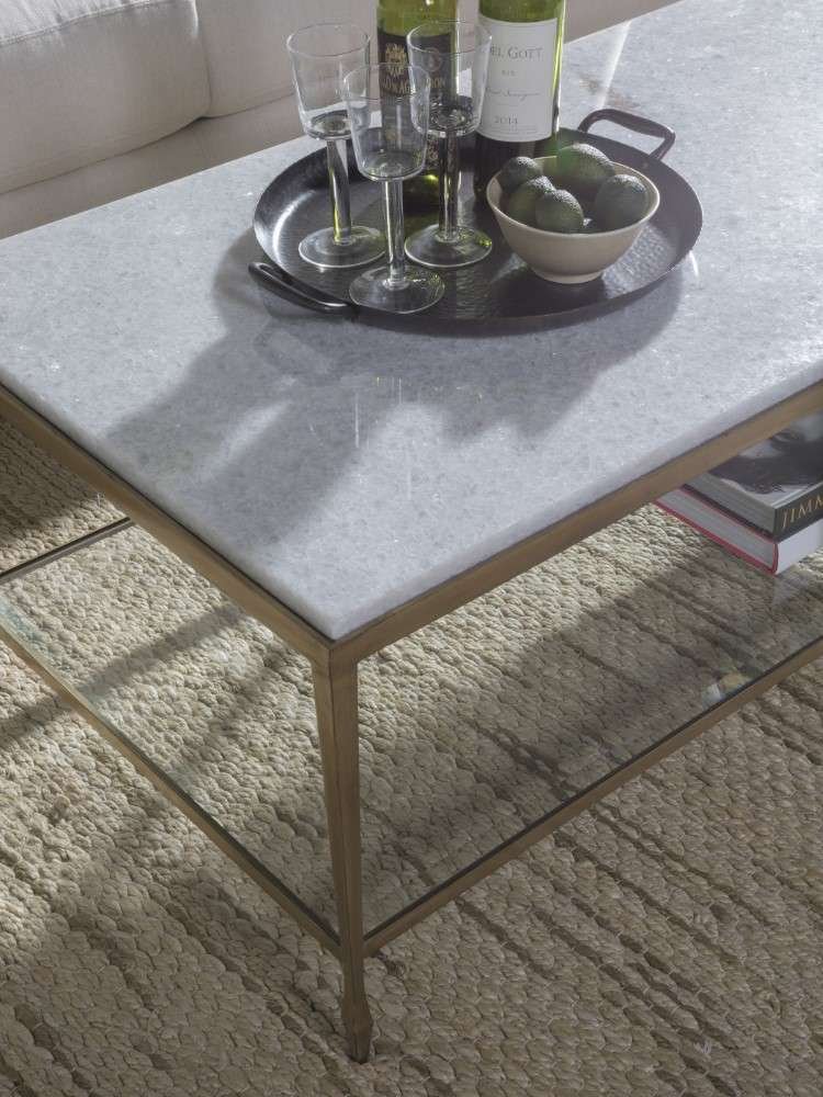 Artistica Home - Signature Designs Sashay Gold Rectangular Cocktail Table - 54W x 26D x 18.25H - 2214-945 veiw 2