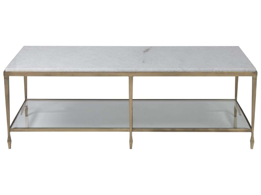 Artistica Home - Signature Designs Sashay Gold Rectangular Cocktail Table - 54W x 26D x 18.25H - 2214-945 veiw 3