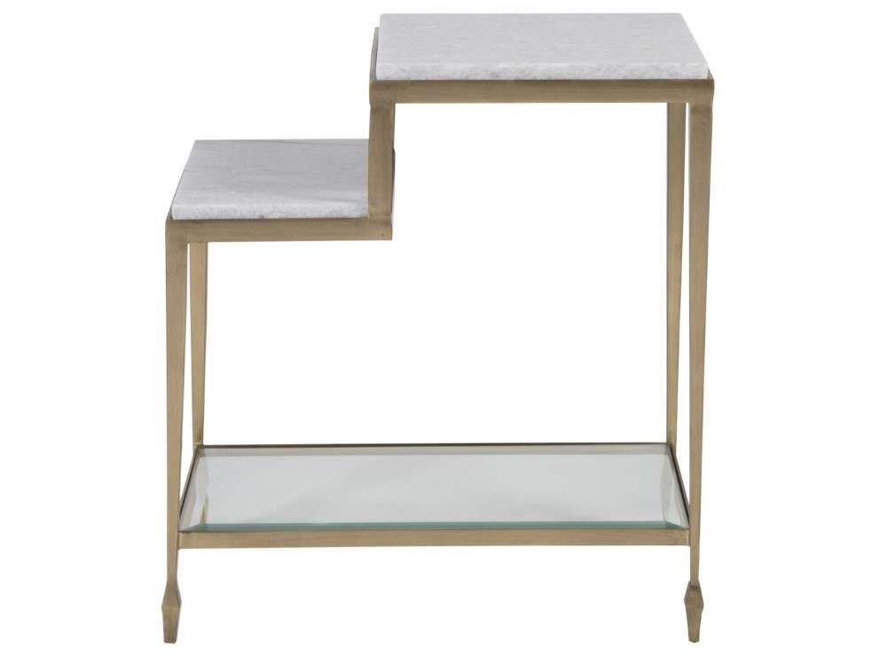 Artistica Home - Signature Designs Sashay Gold Rectangular End Table - 16W x 24D x 25.75H - 2214-955 veiw 3
