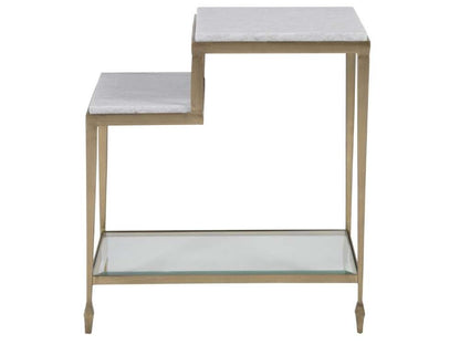 Artistica Home - Signature Designs Sashay Gold Rectangular End Table - 16W x 24D x 25.75H - 2214-955 veiw 3