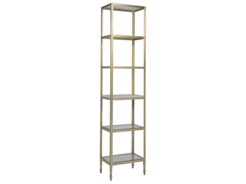 Artistica Home - Signature Designs Sashay Gold Slim Etagere - 18W x 12D x 80H - 2214-990 veiw 1