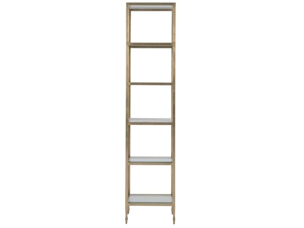 Artistica Home - Signature Designs Sashay Gold Slim Etagere - 18W x 12D x 80H - 2214-990 veiw 3