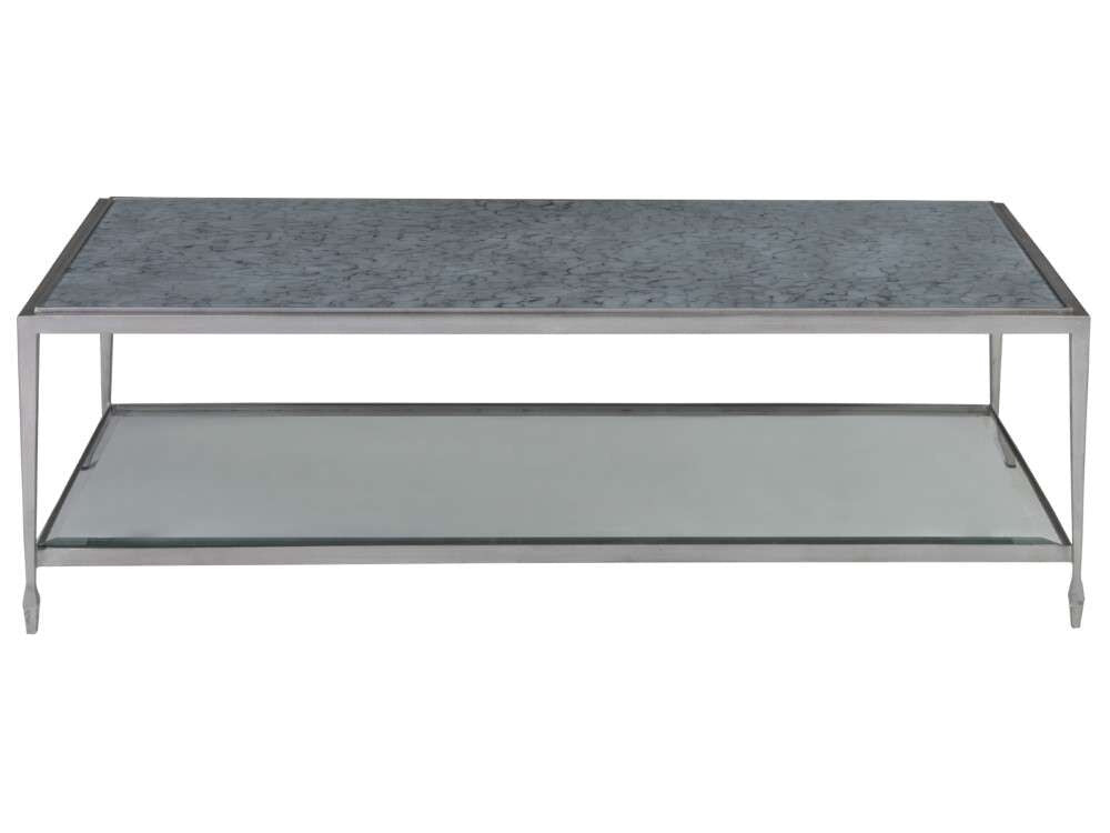 Artistica Home - Signature Designs Sashay Silver Rectangular Cocktail Table - 54W x 26D x 17.5H - 2213-945C veiw 3