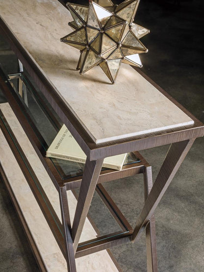 Artistica Home - Signature Designs Adamo Cafe Console, Medium Brown - 2272-966 veiw 3