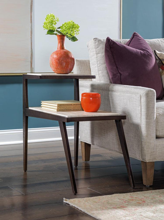 Artistica Home - Signature Designs Adamo Cafe Side Table, Medium Brown - 2272-955 veiw 2