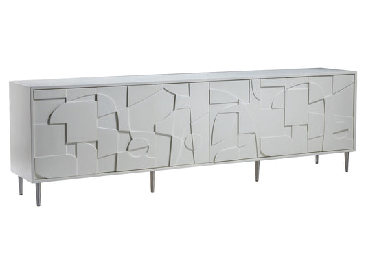 Artistica Home - Signature Designs Bardo Long Media Console, White - 2312-908 veiw 1