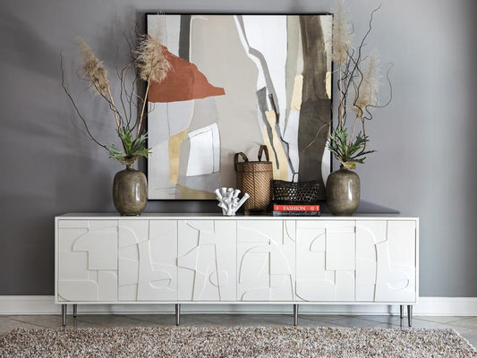 Artistica Home - Signature Designs Bardo Long Media Console, White - 2312-908 veiw 2