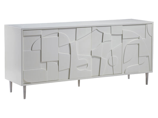 Artistica Home - Signature Designs Bardo Media Console, White - 2312-907 veiw 1