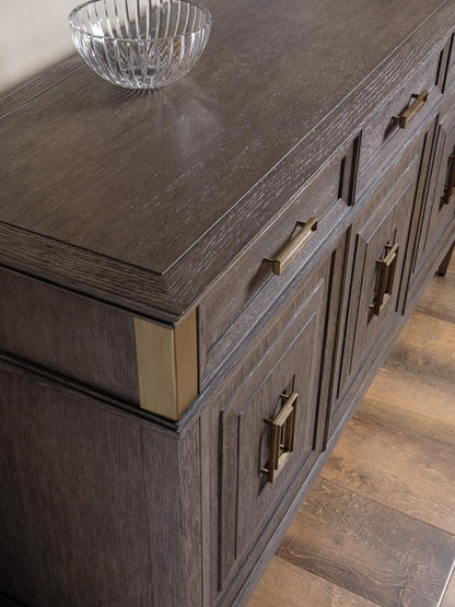 Artistica Home - Signature Designs Belvedere Buffet, Medium Brown - 2295-852 veiw 2