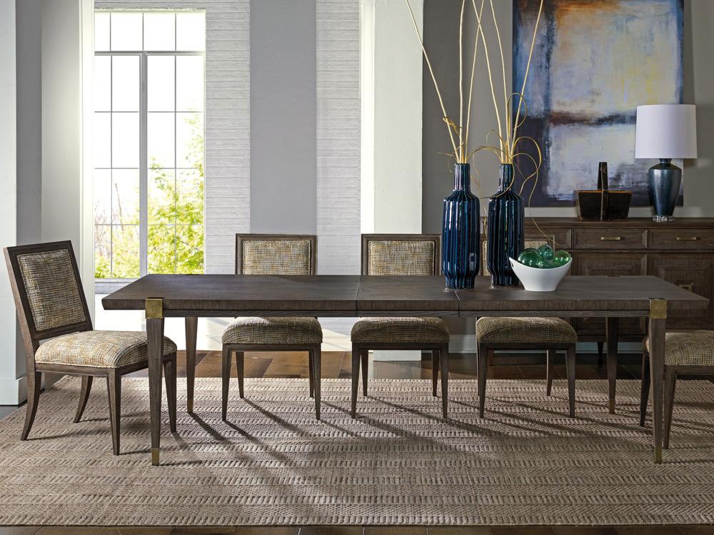 Artistica Home - Signature Designs Belvedere Extension Dining Table, Medium Brown - 2295-877 veiw 3