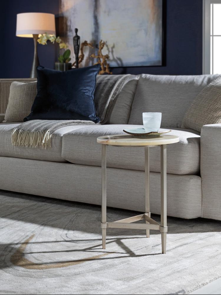 Artistica Home - Signature Designs Benton Round Spot Table, Champagne - 2297-950 veiw 2