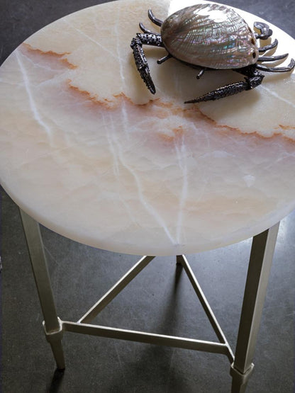 Artistica Home - Signature Designs Benton Round Spot Table, Champagne - 2297-950 veiw 3