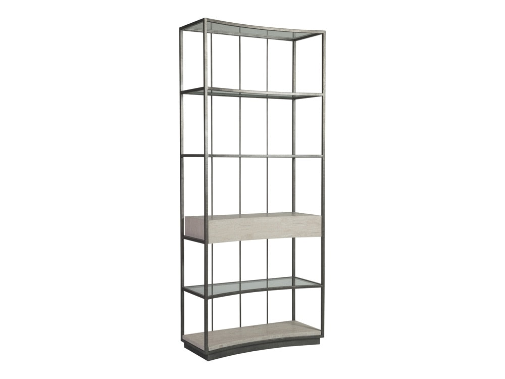 Artistica Home - Signature Designs Cachet Etagere, Silver Leaf - 2271-990 veiw 1