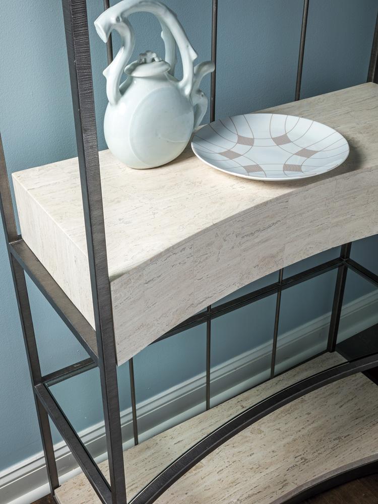 Artistica Home - Signature Designs Cachet Etagere, Silver Leaf - 2271-990 veiw 3