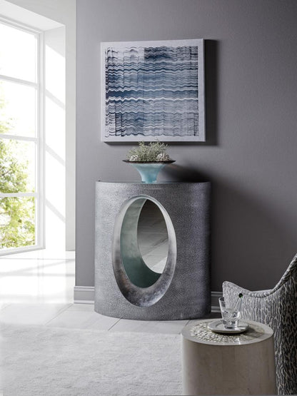 Artistica Home - Signature Designs Circa Console, Silver Leaf - 2275-966 veiw 2