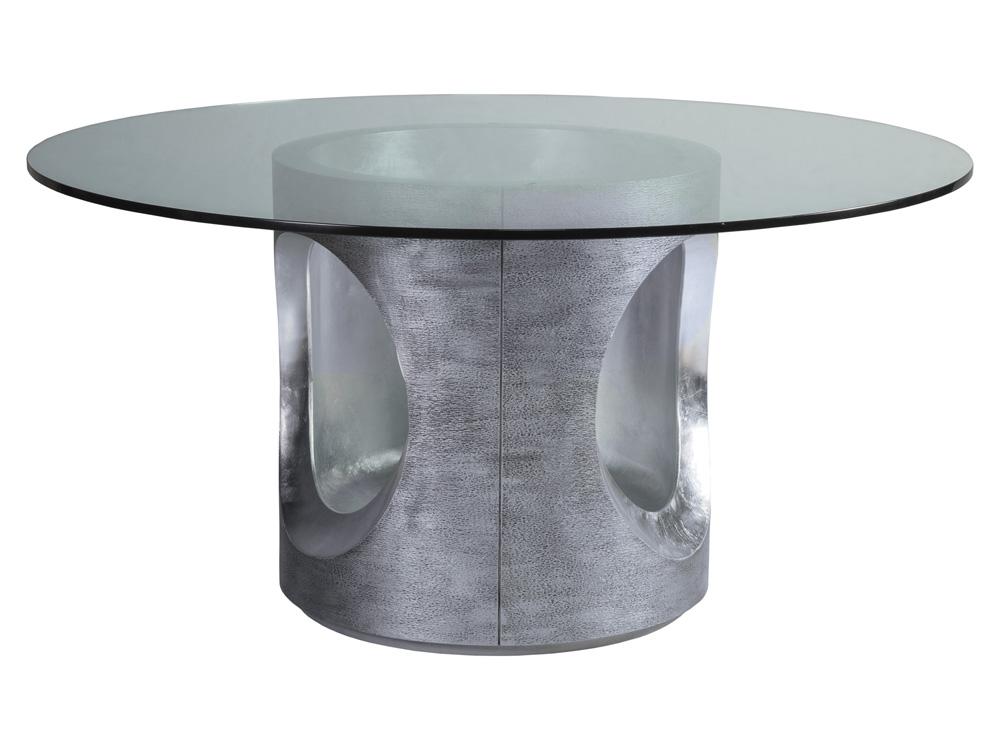 Artistica Home - Signature Designs Circa Round Dining Table, Silver Leaf - 2275-870-60C veiw 1