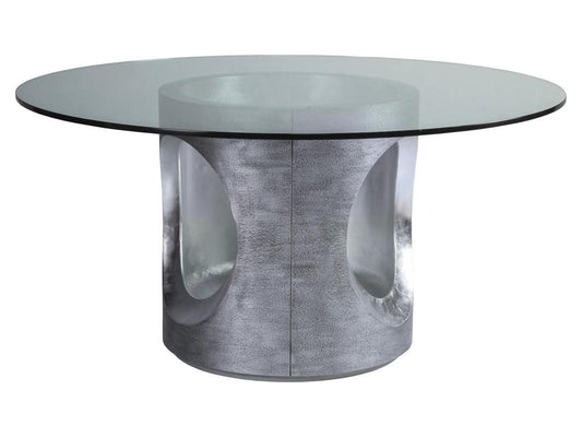 Artistica Home - Signature Designs Circa Round Dining Table W Gt, Silver Leaf - 2275-870-56C veiw 1