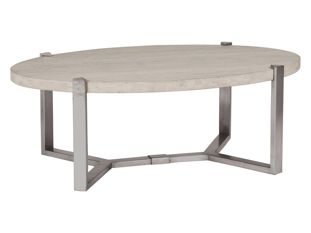 Artistica Home - Signature Designs Denizen Cocktail Table, Silver Leaf - 2303-949 veiw 1