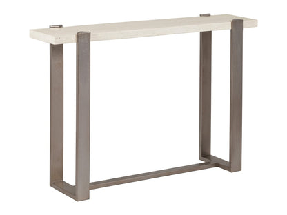 Artistica Home - Signature Designs Denizen Console Table, Silver Leaf - 2303-966 veiw 1