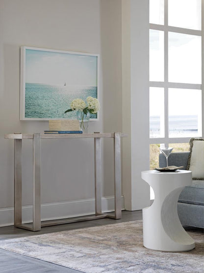 Artistica Home - Signature Designs Denizen Console Table, Silver Leaf - 2303-966 veiw 2