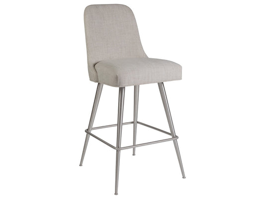 Artistica Home - Signature Designs Dinah Swivel Barstool, Stainless Steel - 2281-896-01 veiw 1