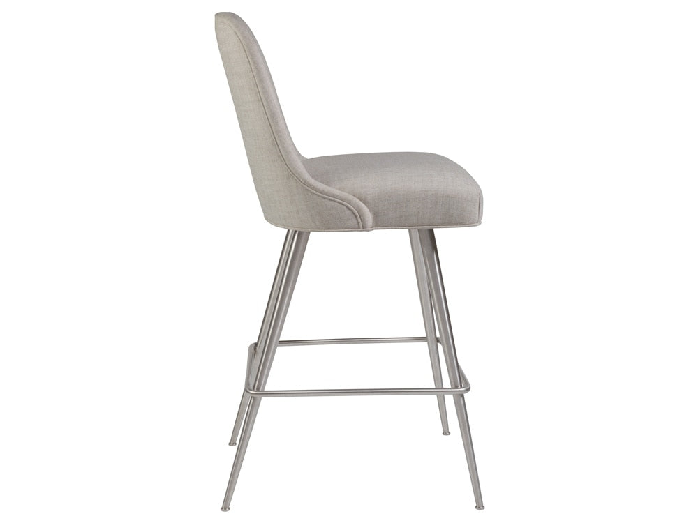 Artistica Home - Signature Designs Dinah Swivel Barstool, Stainless Steel - 2281-896-01 veiw 3