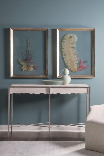 Artistica Home - Signature Designs Everest Console, Silver Leaf - 2250-966 veiw 2
