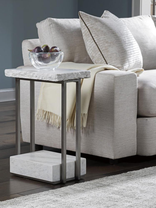 Artistica Home - Signature Designs Kenzo Rectangular Spot Table, Silver Leaf - 2299-950 veiw 2