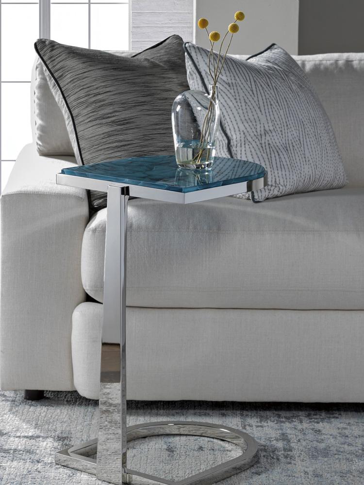 Artistica Home - Signature Designs Placido Spot Table, Stainless Steel - 2302-950 veiw 2