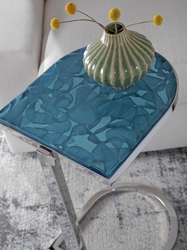 Artistica Home - Signature Designs Placido Spot Table, Stainless Steel - 2302-950 veiw 3