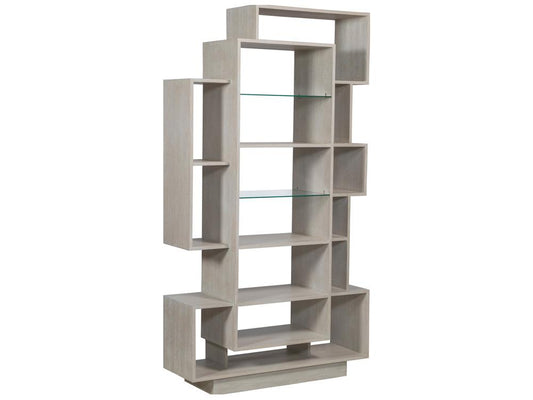 Artistica Home - Signature Designs Prospero Bookcase, Antique Aged White - 2316-991 veiw 1