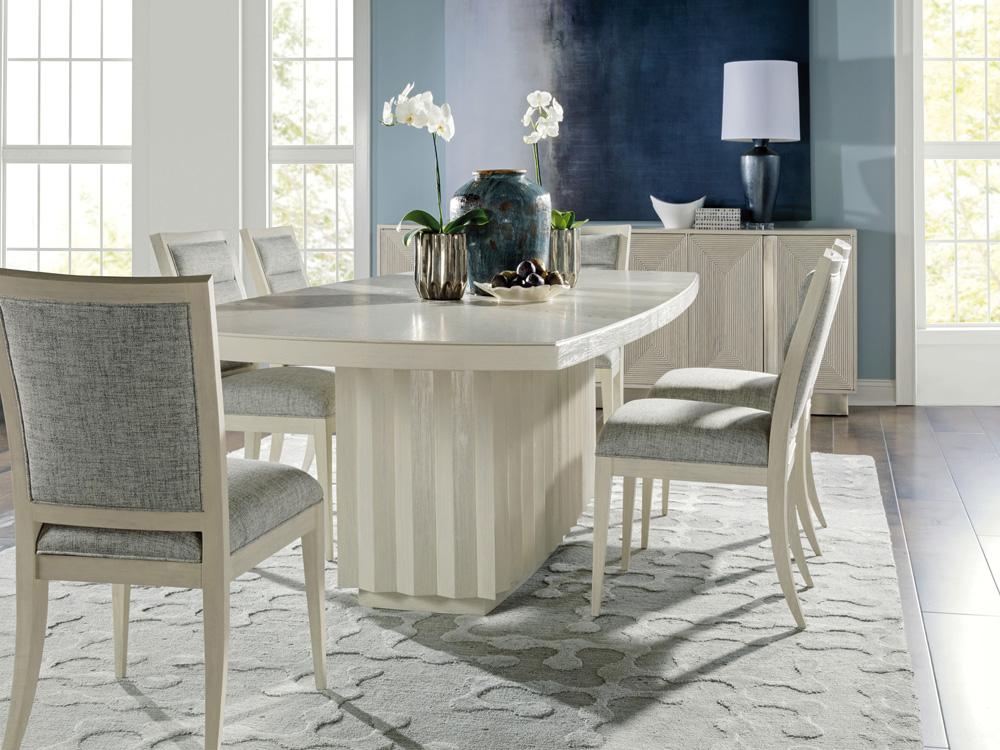 Artistica Home - Signature Designs Sarto Rectangular Dining Table, Light Gray - 2266-877C veiw 2