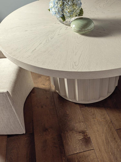 Artistica Home - Signature Designs Sarto Round Dining Table, Light Gray - 2266-870C veiw 3